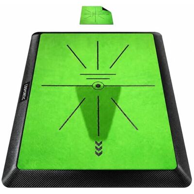Cosportic ' Golf Hitting Mat Golf Training Mat voor Swing Path Feedback/Detection Batting Extra vervangbare Golf Practice Mat 46 "x 30" Geavanceerde gidsen en rubberen achterkant voor Cosportic ' Golf Hitting Mat Golf Training Mat voor Swing Path Feedback/Detection Batting Extra vervangbare Golf Practice Mat 46 "x 30" Geavanceerde gidsen en rubberen achterkant voor