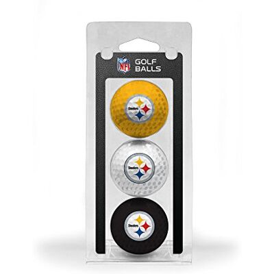 Team Golf NFL Pittsburgh Steelers 3 Golfbal Pack Regulation Size Golfballen, 3 Pack, Full Color Duurzaam Team Impressum Team Golf NFL Pittsburgh Steelers 3 Golfbal Pack Regulation Size Golfballen, 3 Pack, Full Color Duurzaam Team Impressum