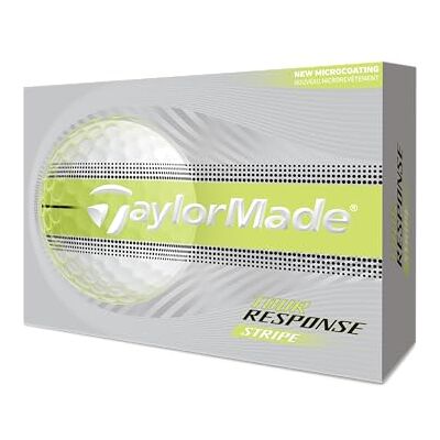 TaylorMade Golf Tour Reactie Streep Geel Een Dozijn TaylorMade Golf Tour Reactie Streep Geel Een Dozijn