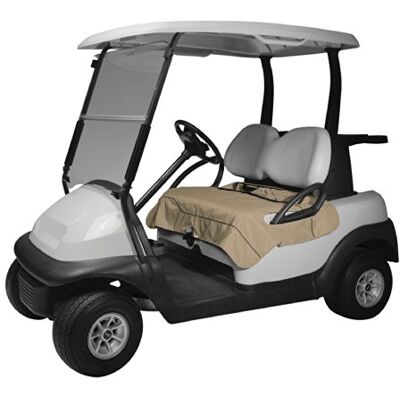Classic Accessories Fairway Golfkar Stoeldeken/Cover, Licht Khaki, Medium Classic Accessories Fairway Golfkar Stoeldeken/Cover, Licht Khaki, Medium