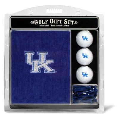 Team Golf NCAA Kentucky Wildcats Gift Set: geborduurde golfhanddoek, 3 golfballen en 14 golfT-shirts 2-3/4" regelgeving, drievoudige handdoek 16" x 22" & 100% katoen Team Golf NCAA Kentucky Wildcats Gift Set: geborduurde golfhanddoek, 3 golfballen en 14 golfT-shirts 2-3/4" regelgeving, drievoudige handdoek 16" x 22" & 100% katoen