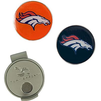 Team Effort Denver Broncos Hoed Clip & Ball Markers Set Team Effort Denver Broncos Hoed Clip & Ball Markers Set