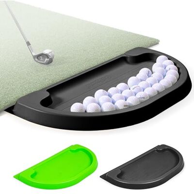 GoSports All-Weather golfballade 70 ballen capaciteit compatibel met alle slagmatten zwart of groen GoSports All-Weather golfballade 70 ballen capaciteit compatibel met alle slagmatten zwart of groen