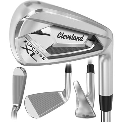 Cleveland Golf Zipcore XL IJzerset, staal, normaal, 4-PW, rechtshandig Cleveland Golf Zipcore XL IJzerset, staal, normaal, 4-PW, rechtshandig