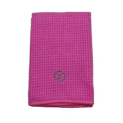 Zero Friction Premium microfiber golfhanddoek, roze (TOW20005) 26 "x 16 Zero Friction Premium microfiber golfhanddoek, roze (TOW20005) 26 "x 16