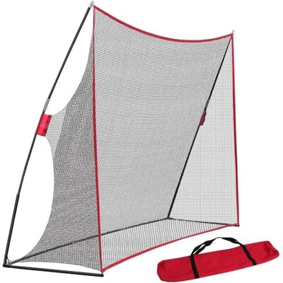 GarveeHome Golf-oefennet, 300 x 210 cm, zwaar, stabiel frame-insteeksysteem, draagbare slagtent met tas, voor binnenplaats, binnen en buiten, swing- en chipping-training, cadeau voor mannen/vader GarveeHome Golf-oefennet, 300 x 210 cm, zwaar, stabiel frame-insteeksysteem, draagbare slagtent met tas, voor binnenplaats, binnen en buiten, swing- en chipping-training, cadeau voor mannen/vader