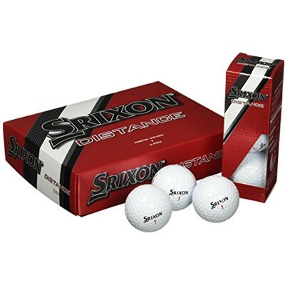 Srixon Distance golfballen 4-voudig, uniseks, volwassenen, wit, M Srixon Distance golfballen 4-voudig, uniseks, volwassenen, wit, M