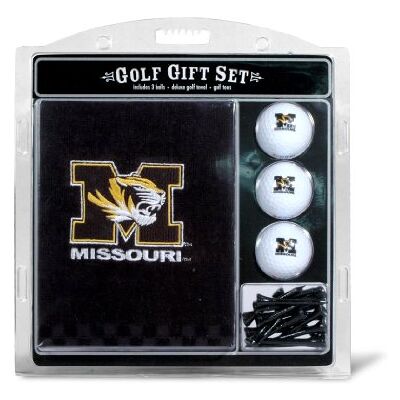 Team Golf Missouri Tigers 24920 Geborduurde handdoek, 3 golfballen en golftheeset, verschillende teamkleuren, eenheidsmaat Team Golf Missouri Tigers 24920 Geborduurde handdoek, 3 golfballen en golftheeset, verschillende teamkleuren, eenheidsmaat