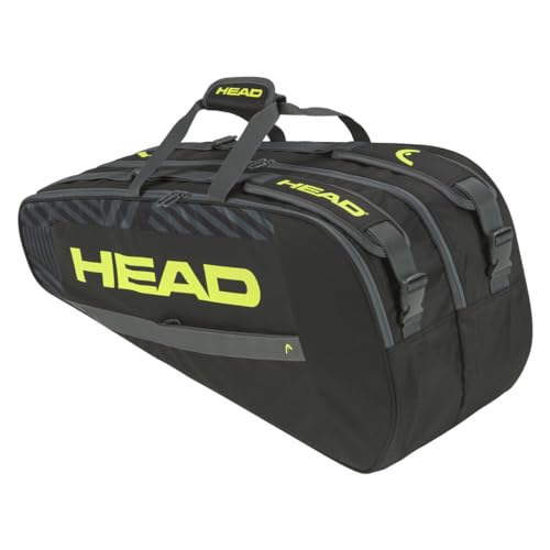 HEAD Base Racquet Bag tennistas zwart/geel M