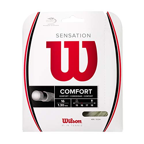 Wilson Tennissnaren Sensation Comfort Plus Feel 1,3 mm, naturel