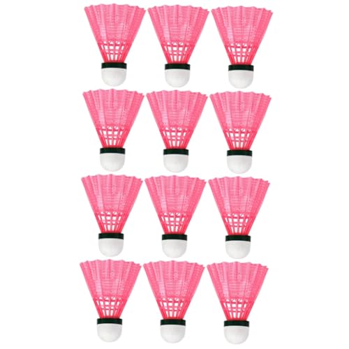 Milisten 12 Stuks shuttles voor school badminton shuttles pendelbadminton shuttles spelen shuttles voor buiten shuttle voor badminton buitenshuis nylon bal Zwembril kind roze