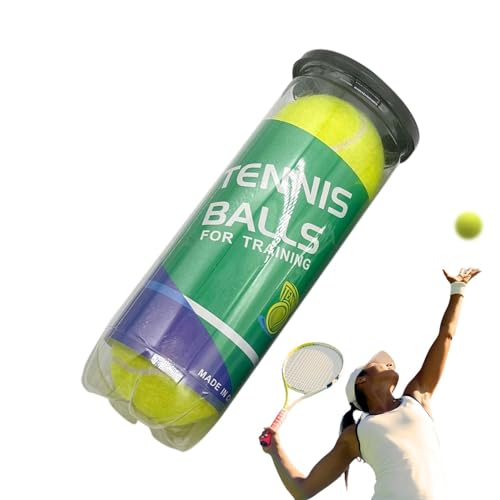 Kixolazr Tennisballen voor kinderen, Tennisballen in bulk   3 STKS Trainingsbal Tennisballen   Tennisballen van officieel formaat, zware tennisballen voor trainingsoefeningen