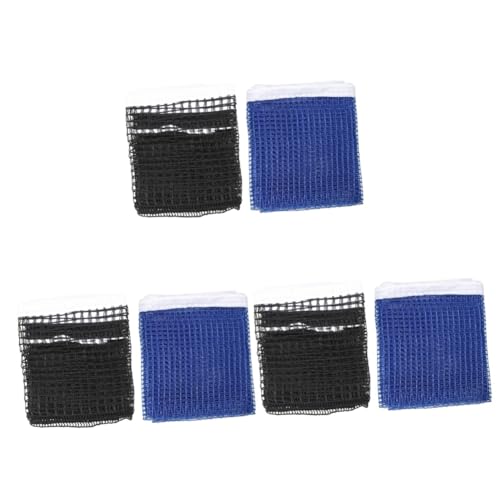 BESPORTBLE 6 Stuks Vervangen Tafeltennisnet Tafeltennistafel Voor Buiten Pong Net Tafeltennis Paal Nylon Tafeltennisnet Indoor Tafeltennisnet Pong Tafel Net Zonder Kleding Set