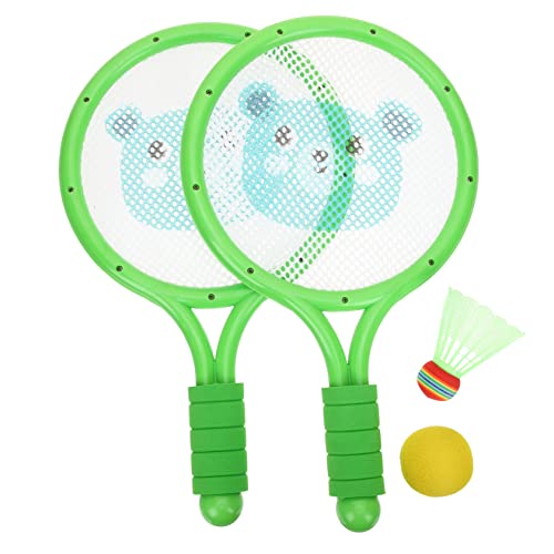 SUPVOX 1 Set Badmintonracket Voor Kinderen Gaas Badmintonracket Sport Badmintonracket Draagbaar Badmintonracket Met Ballen Racquetballrackets Voor Kinderen Leerlingen Dribbelen Tennis