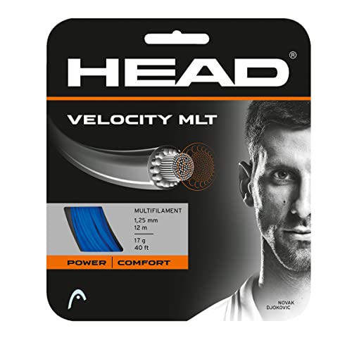 HEAD Unisex Volwassen Velocity MLT Set Tennis String, Blauw, 16