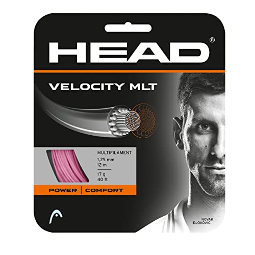 HEAD Unisex Adult Velocity MLT Set Tennis String Roze, 1,30 mm / 16 g