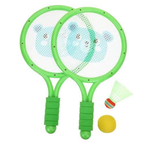 ABOOFAN 1 Set Badmintonracket Voor Kinderen Tennisracket Sport Badmintonracket Tennisbatje Badminton Racket Set Badmintonrackets Ingesteld Paddle Bal Spel Sportuitrusting Belangrijk Baby