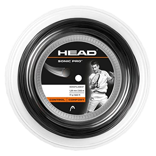 HEAD Unisex tennissaite Sonic Pro tennissnare, zwart, 17