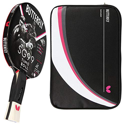 Butterfly Timo Boll SG99 tafeltennisbatje + tafeltennishoes Drive Case 2   tafeltennisbatset   professionele tafeltennis set