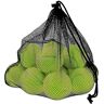 Philonext 12 stuks tennisballen, tennisbal met mesh-draagtas, ideaal voor training, games, tennislessen, balmachines en als hondenspeelgoed