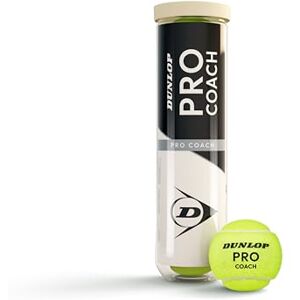 Dunlop Pro Coach tennisbal voor coaching en trainingssessies (4 ballen) Dunlop Pro Coach tennisbal voor coaching en trainingssessies (4 ballen)