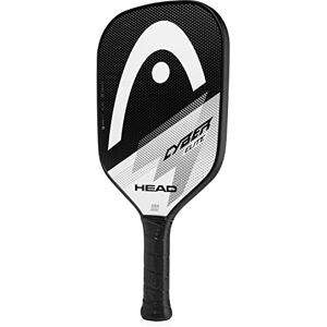 HEAD Cyber Elite Pickleball Paddle, Glasvezel Oppervlakte, Zwart/Witte Kleur, Beginnend tot Gemiddelde Niveaus, 408 * 199 millimeter HEAD Cyber Elite Pickleball Paddle, Glasvezel Oppervlakte, Zwart/Witte Kleur, Beginnend tot Gemiddelde Niveaus, 408 * 199 millimeter