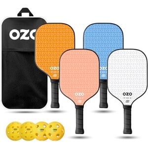 OZO Pickleball Set - Paddles & Balls - Beginner Power - Indoor & Outdoor OZO Pickleball Set - Paddles & Balls - Beginner Power - Indoor & Outdoor