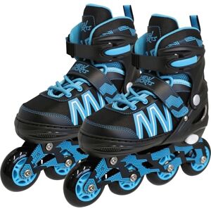 New Sports Inline Skates - zwart/blauw, verstelbaar 31-34 New Sports Inline Skates - zwart/blauw, verstelbaar 31-34