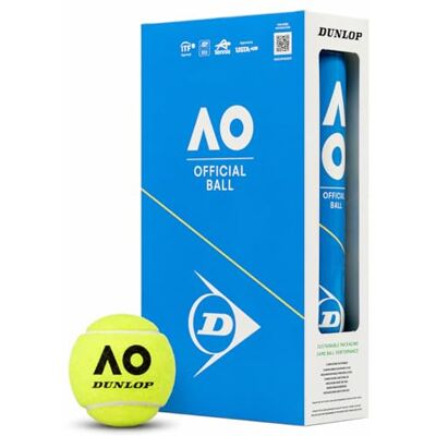 Dunlop Australian Open Tennisbal Doos - Sportuitrusting Dunlop Australian Open Tennisbal Doos - Sportuitrusting