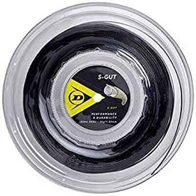 Dunlop Tennis String S-Gut Zwart 200 m Reel Set 132 mm Dunlop Tennis String S-Gut Zwart 200 m Reel Set 132 mm