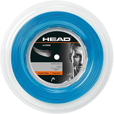 HEAD Uniseks Volwassenen Lynx Rol Tennissnaar, Blauw, 1,30 mm / 16 g HEAD Uniseks Volwassenen Lynx Rol Tennissnaar, Blauw, 1,30 mm / 16 g