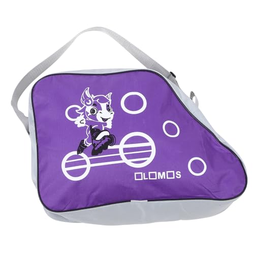 GANAZONO Tas Voor Rolschaatsen Etui Voor Inlineskates Rolschaatsen Handtas Rolschaatsen Etui Inline Skate Tas Etui Voor Schaatsen Rolschaats Drager Oxford-stof Container Paars Kind Meisje