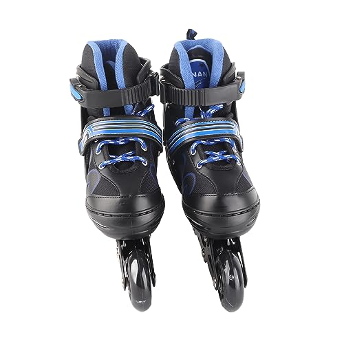 Cocoarm Fitnessschaatsen Rolschaatsen Heren en Dames Verstelbare Inline Skates Volwassenen voor Jongens Meisjes Beginners (blauw93)