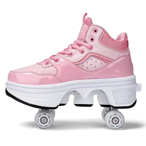 GRFIT Verstelbare inlineskates voor heren en dames, volwassenen, rolschaatsen/skates jongens, fitnessschaatsen, outdoor rolschoenen, rolschaatsen voor meisjes, beginners, 35