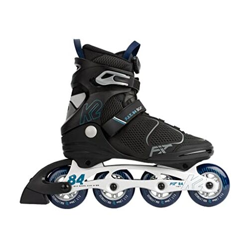 K2 Skate F.I.T. 84 BOA inlineskates voor heren, grijs blauw, 30G0615, EU: 42 (UK: 8 / US: 9)