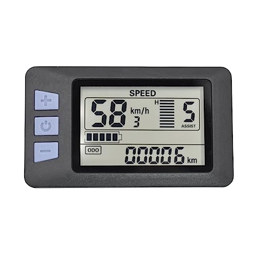 DKSooozs P3H Elektrische Fiets Meter Display Panel Meter Display 24V 36V 48V 60V voor Elektrische Scooter (5PIN)