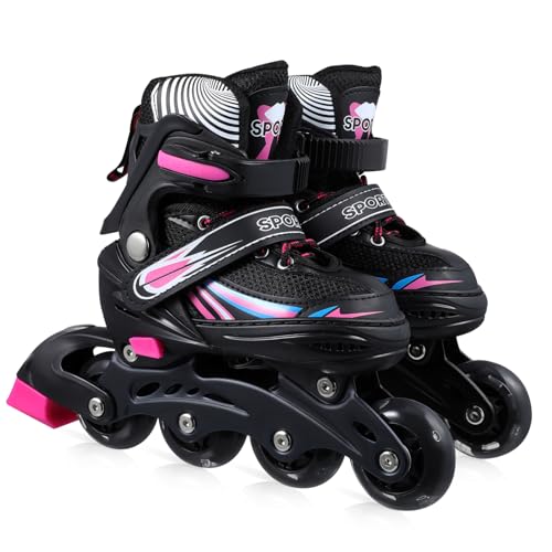 SUPVOX 1 Paar schaatsen roller skates skeelers Volwassen inline skates Inline skates met opbergtas inlineskates heren Inlineskates voor jongens vrouw aluminium beugel Mens