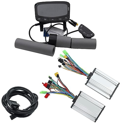 Mkcavne Elektrische Scooter Onderdelen Kit Universele Elektrische Scooter Modificatie Accessoireset voor Elektrische Fiets 48-60 V met Reserveonderdelen voor Dashboard Accessoires