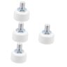 Happyyami 4Pcs Rolschaatsen Rem Rolschaats Teen Stopt Wiel Stopper Skate Remmen Quad Skate Stoppers Quad Skate Teen Stopt Rolschaatsen Teen Stopt Teen Stopper Limiter Rubber Wit Grote