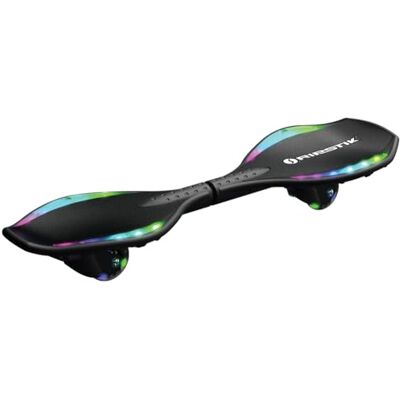 Razor Ripster Lightshow Waveboard Zwenkbaar Board voor Kinderen 8+ met 360° Besturing, Motion Activated Light Up Deck, 5 Licht Modi, Anti-Slip, Compact & Lichtgewicht 2 Wiel Board Zwart Razor Ripster Lightshow Waveboard Zwenkbaar Board voor Kinderen 8+ met 360° Besturing, Motion Activated Light Up Deck, 5 Licht Modi, Anti-Slip, Compact & Lichtgewicht 2 Wiel Board Zwart