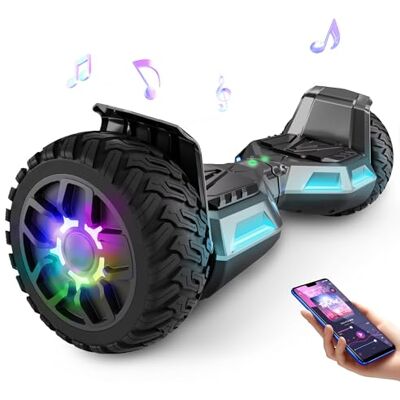 SISIGAD 8.5 Pouces Tires Self Balancing Scooters with Music Speaker, Self Balancing Scooter for Kids SISIGAD 8.5 Pouces Tires Self Balancing Scooters with Music Speaker, Self Balancing Scooter for Kids