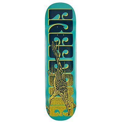 Free Dome Roadrunner Skateboard Deck 8.25, Turkoois Free Dome Roadrunner Skateboard Deck 8.25, Turkoois
