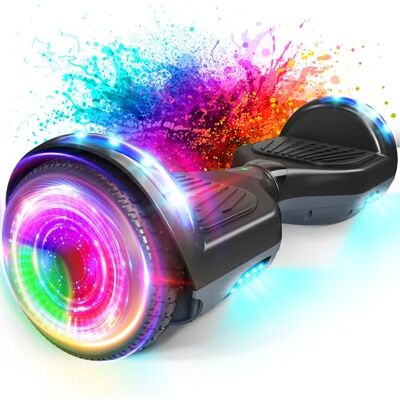 SISIGAD Hoverboards 6,5 inch skateboard voor kinderen, hoverboard met bluetooth, led-licht met krachtige motor, cadeau voor kinderen SISIGAD Hoverboards 6,5 inch skateboard voor kinderen, hoverboard met bluetooth, led-licht met krachtige motor, cadeau voor kinderen