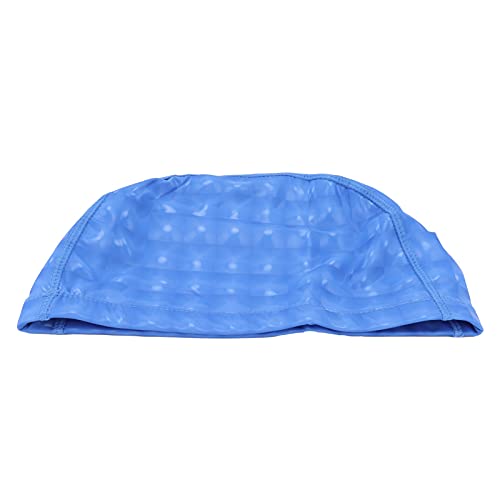 Yousiliang Badmuts voor volwassenen Badmuts Heldere kleur Waterdichte badmuts Hot Spring-badmuts voor heren en dames (blu perlescente)