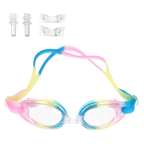 Parliky zwembril vrouwen zwemmen kleurlenzen water duikbril swimming goggles zwemmen hulpmiddel anti mist kleine omlijsting Mens PC