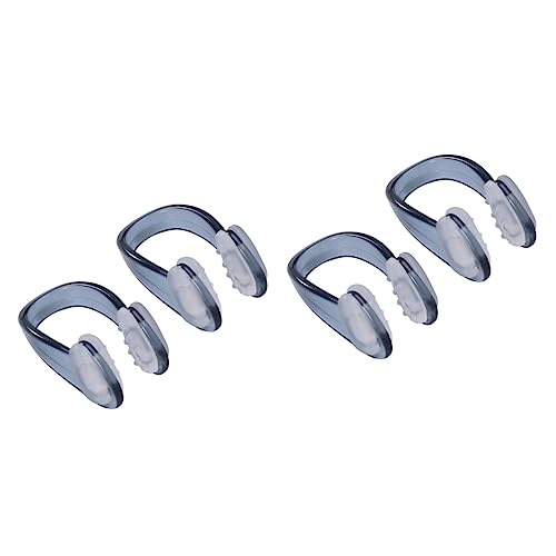 Yardwe 6 Stuks metalen neusklem zwemmen neus neusspalk om te zwemmen neus clips oordoppen oordopjes zwemkleding voor volwassenen sport zwemmen nasale spalk antislip neus spalk Metaal kind