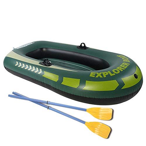 NOALED Vissen Touring Whitewater Kajaks, 1/2 Persoon Kano Vissersboot Opblaasbare Boot Set, Raft Opblaasbare Kajak