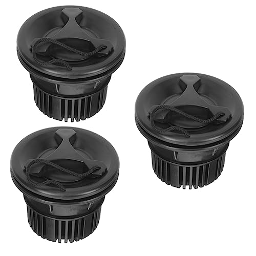 BESPORTBLE 3Pcs Kajak Klep Opblaasbare Plug Opblaasbare Kano Hoge Kajak Aftapplug Kit Boot Klep Plug Boot Aftapplug Opblaasbare Kajak Deel Kajak Plug Rat 2 Luchtpomp Pvc Opblaasbare Boot