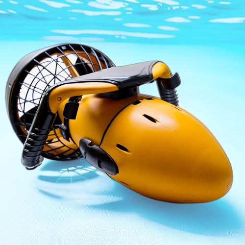 Lakenbroade 300W/500W onderwaterzeescooter met lithiumbatterijversie Onderwaterbooster Onderwaterzeescooter, duiken, snorkelen voor oceaan of zwembad om te maximaliseren,500W