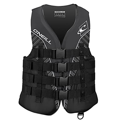 O'NEILL Superlite 50N ISO Vest Drijfvermogen Aid Zwart/Rook: Wit, Groot